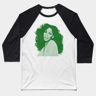 Donna summer //art drawing// green solid style Baseball T-Shirt